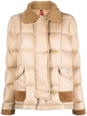 Fay 3 Ganci quilted down jacket - Neutrals