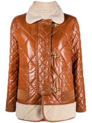 Fay 3 Ganci quilted jacket - Brown