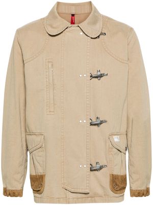 Fay 4 Ganci cotton jacket - Neutrals