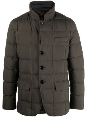 Fay button-down padded jacket - Green