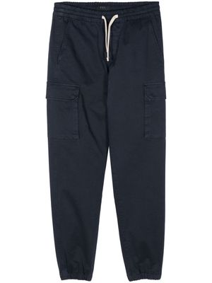 Fay cotton tapered cargo trousers - Blue