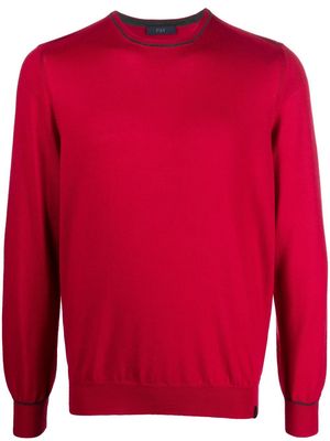 Fay crew-neck jumper - Red
