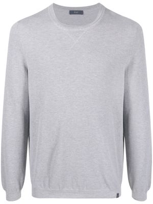 Fay crew-neck piqué sweatshirt - Grey