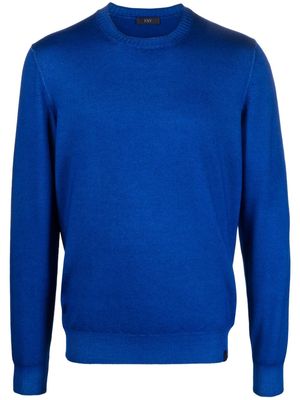 Fay crew-neck virgin wool sweatshirt - Blue