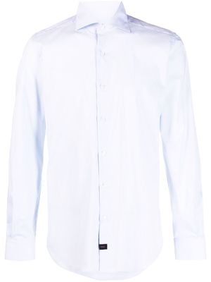 Fay cutaway collar shirt - Blue