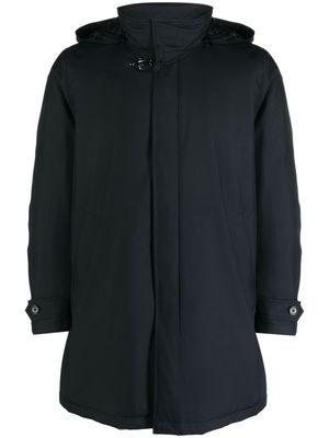 Fay detachable-hood padded coat - Blue