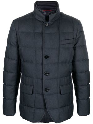 Fay double front down jacket - Blue