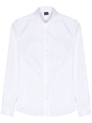 Fay fitted-waist shirt - White