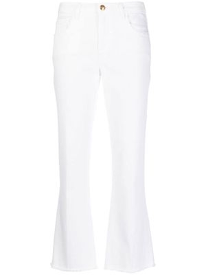 Fay flared denim jeans - White