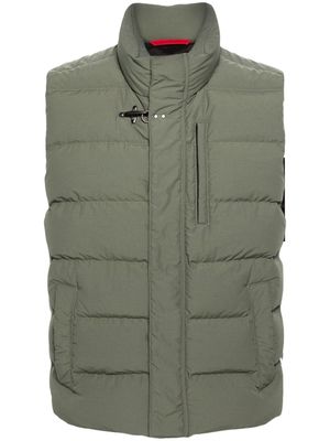 Fay high-neck padded gilet - Green