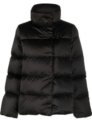 Fay high-neck puffer jacket - Black