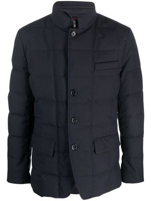 Fay high-neck quilted padded jacket - Blue