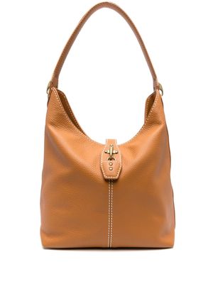 Fay Hobo leather shoulder bag - Brown