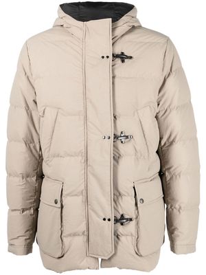Fay hooded padded jacket - Neutrals