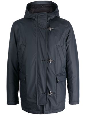 Fay hook-fastening hooded jacket - Blue