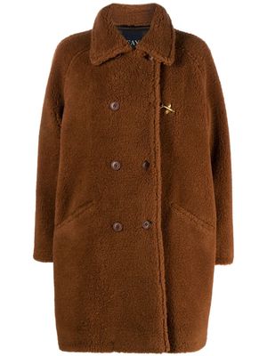 Fay Jacqueline double-breasted coat - Brown