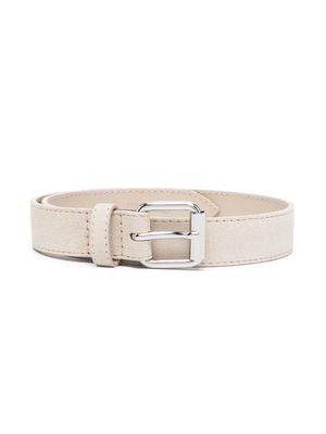 Fay Kids buckled leather belt - Neutrals