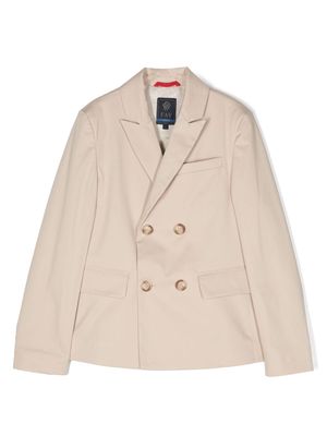 Fay Kids double-breasted blazer - Neutrals