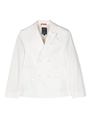 Fay Kids double-breasted blazer - White
