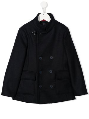 Fay Kids double-breasted coat - Blue