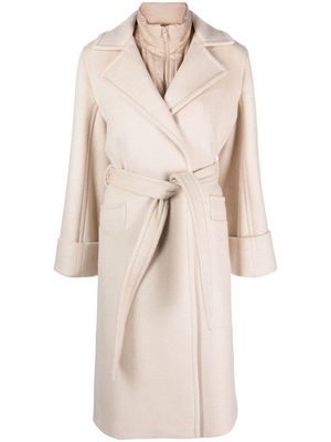 Fay Kids Gown detachable-gilet coat - Neutrals