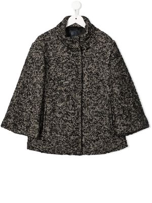 Fay Kids long-sleeve tweed jacket - Black