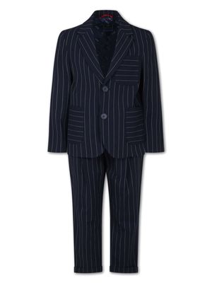 Fay Kids pinstriped two-piece suit - Blue