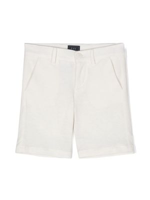 Fay Kids piqué-weave shorts - Neutrals