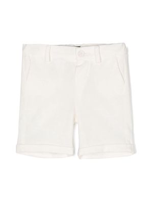 Fay Kids piqué-weave shorts - White