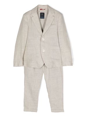 Fay Kids single-breasted suit - Neutrals