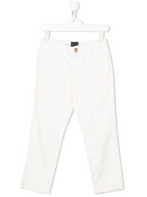 Fay Kids straight-leg trousers - White