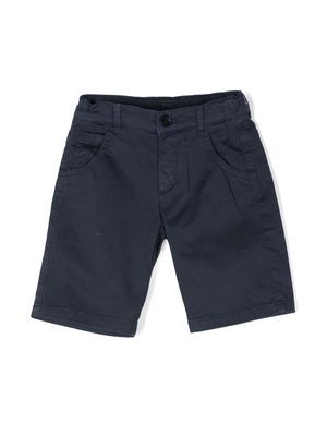 Fay Kids tailored cotton shorts - Blue