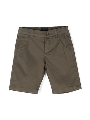Fay Kids tailored cotton shorts - Green
