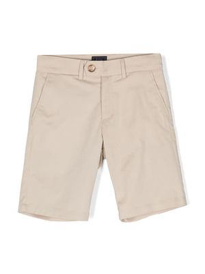 Fay Kids tailored cotton shorts - Neutrals