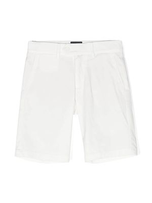 Fay Kids tailored cotton shorts - White
