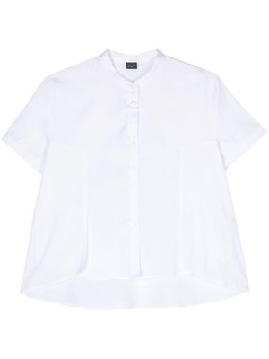 Fay layered-detail poplin shirt - White
