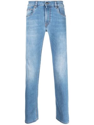 Fay light-wash skinny jeans - Blue
