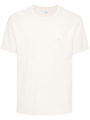 Fay logo-appliqué T-shirt - Neutrals