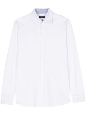 Fay logo-embroidered jersey shirt - White