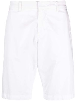 Fay logo-patch bermuda shorts - White