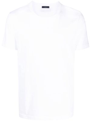 Fay logo-patch cotton T-shirt - White