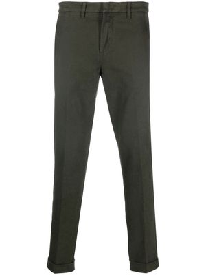 Fay mid-rise straight-leg trousers - Green