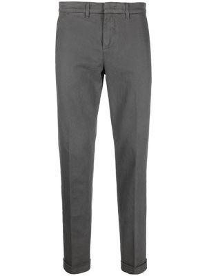 Fay mid-rise straight-leg trousers - Grey