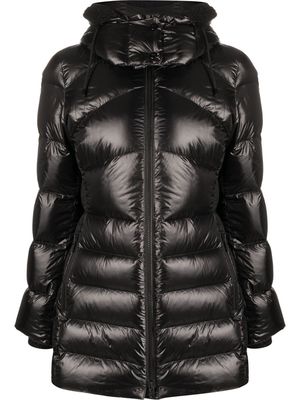 Fay padded zip-up hooded coat - Black
