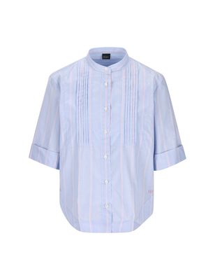 Fay Poepelin Shirt With Mandarin Collar