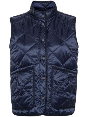Fay quilted padded gilet - Blue
