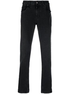 Fay slim-cut five-pocket jeans - Black