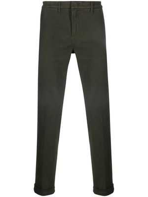 FAY stretch-cotton chino trousers - Green