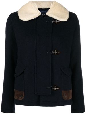 FAY stried long-sleeve wool jacket - Blue