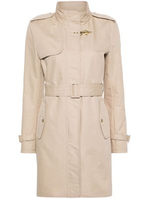 Fay Virginia cotton trench coat - Neutrals